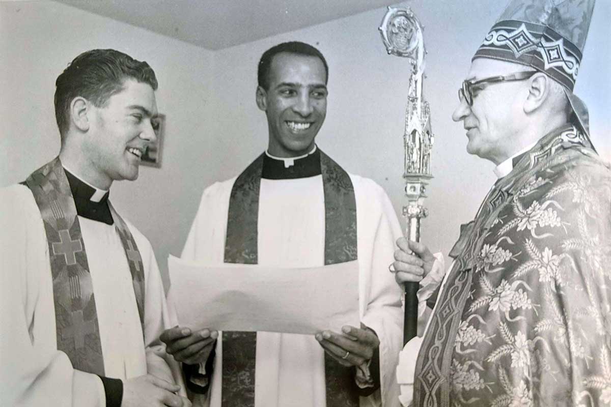 Rev. Blair Dixon with Bishop of Ottawa Ernest Reed.