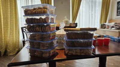 Homemade cookies ready to be enjoyed for dessert.