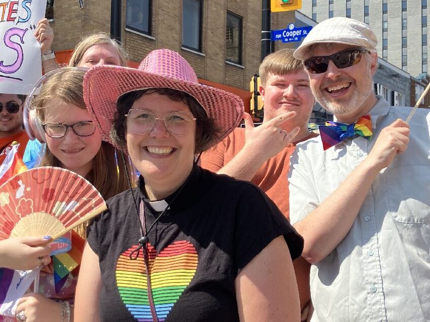 Archdeacon Rhonda Waters and family