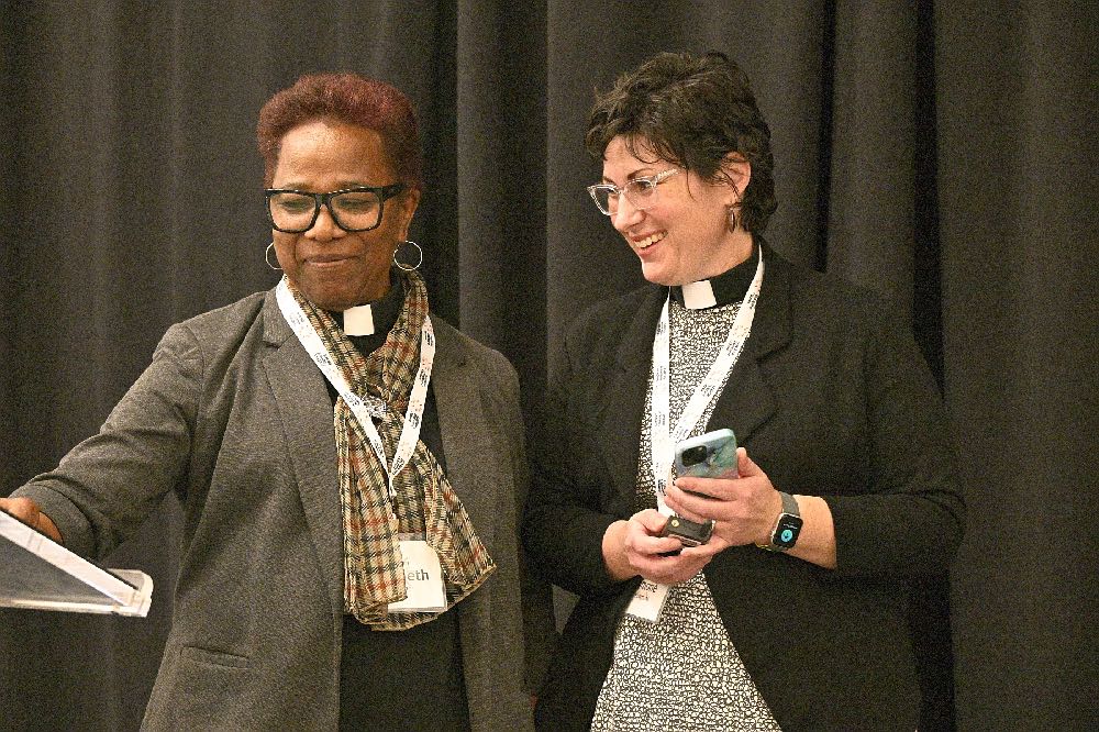 The Rev. Elizabeth December and the Rev. Simone Hurkmans.