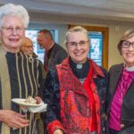 Carolyn Otley, the Ven. Kathryn Otley and Archbishop Anne Germond