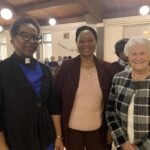 The Rev. Elizabeth December, Paulette Barker and Jenny Cookson.