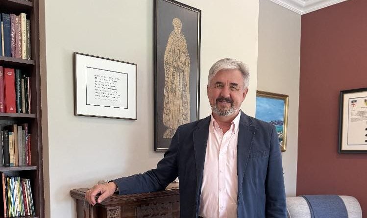 Archbishop Shane Parker in his office at Ascension House