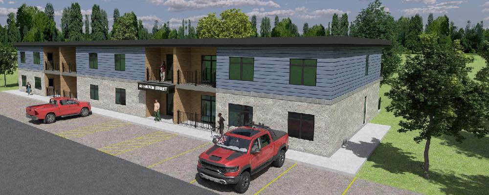 Artist's rendering of the building.