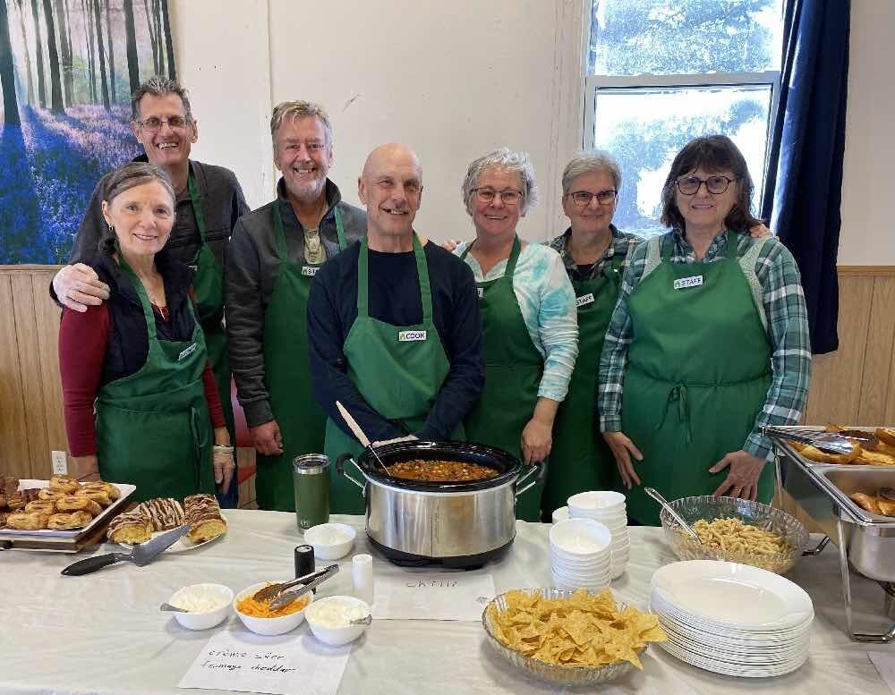 Centre 440 team: L to R: Angèle Lambert, Denis Tremblay, Ron Kallio, Marc Beaudet, Penny Male-Kallio, Carolyn Coffin-Caputo, Lorraine Goulet