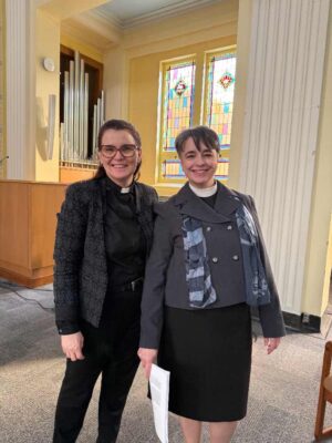 The Rev. Margo Whittaker and the Rev. Canon Catherine Ascah