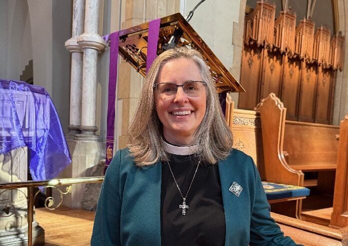Bishop-elect Kathryn Otley in Christ Church Cathedral Ottawa