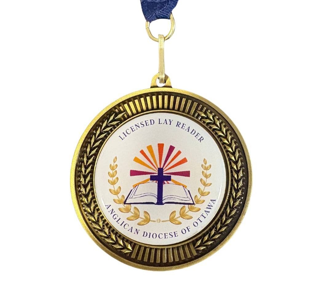 The new Licensed Lay Reader medallion