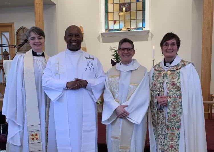 The Rev. Canon Catherine Ascah, the Rev. Sony Jabouin, the Rev. Dr. Caz Ducros and the Ven. Linda Hill.
