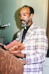 Rev. Blair Dixon during the early days of his ministry. 